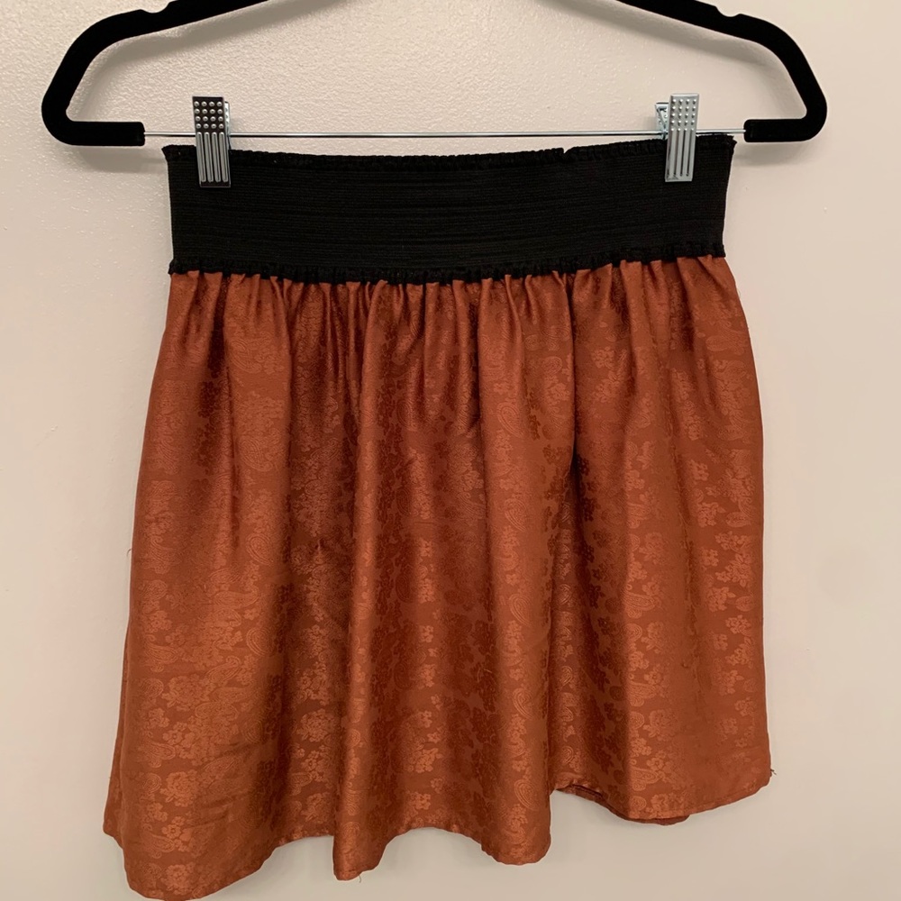 Vintage copper circle skirt